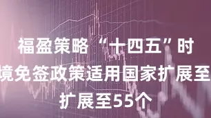 福盈策略 “十四五”时期过境免签政策适用国家扩展至55个